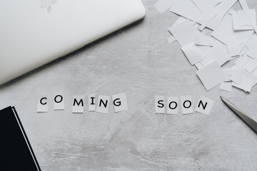 Coming soon announcement